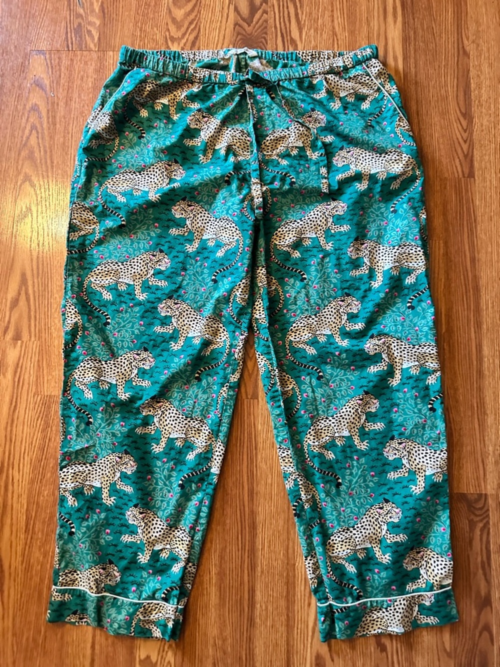 Printfresh Bagheera 1X Teal Pajama Bottoms